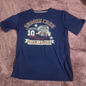 Boys blue pajama shirt